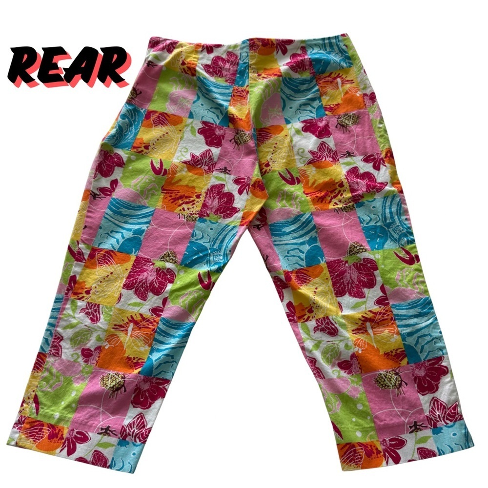 Mountain Lake Multicolor Patchwork Pants Size 8 - Picture 5 of 7